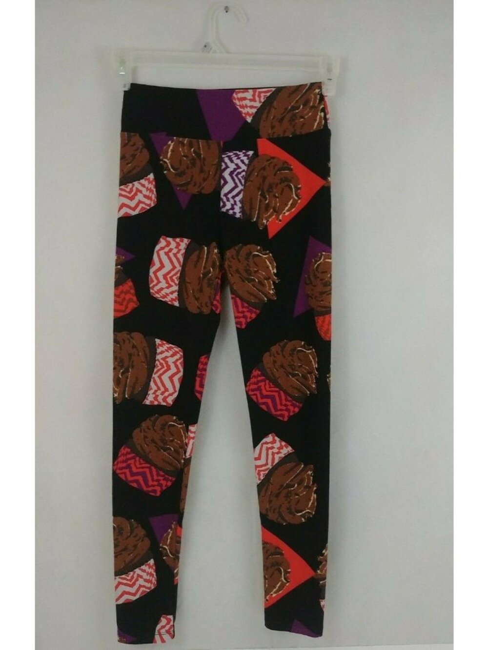 Lularoe Leggings One Size With Chocolate Cupcakes Designs